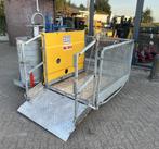 HEK GL500 tandheugellift/bouwlift + oprijplaat 10.5M 500KG, Ophalen, Gebruikt, Bouwlift