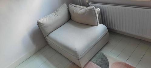 Ikea Vallentuna bankje, Orrsta beige/grijs, Huis en Inrichting, Banken | Sofa's en Chaises Longues, Gebruikt, Tweepersoons, Stof
