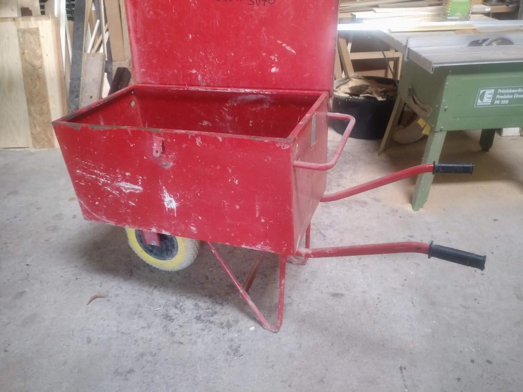 Gereedschappenwagen, Ophalen, Gebruikt, Handmatig, Eenwielig