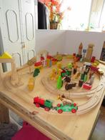 houten treinbaan Eichhorn & Brio, zoo / dierentuin dieren, Ophalen of Verzenden, Zo goed als nieuw, Duw- of Trekspeelgoed