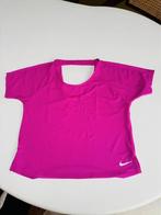 Nike Dri-Fit Sport Shirt Open Rug, Roze, maat M, Kleding | Dames, Sportkleding, Maat 38/40 (M), Verzenden, Nike, Zo goed als nieuw