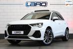 Audi Q3 45 TFSI e S-line 245pk | Pano 360 Sfeer ACC Matrix B, Auto's, Gebruikt, Euro 6, Leder en Stof, Wit