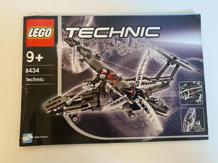 LEGO Technic 8434 Vliegtuig, Kinderen en Baby's, Speelgoed | Duplo en Lego, Gebruikt, Lego, Complete set, Ophalen of Verzenden