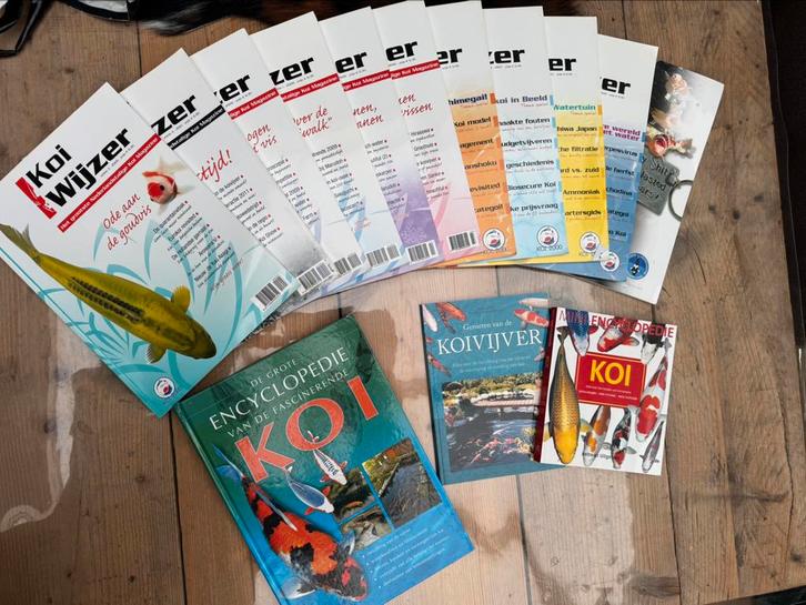 11x koi wijzer / tijdschrift & 3x ( grote ) koi encyclopedie, Boeken, Hobby en Vrije tijd, Zo goed als nieuw, Overige onderwerpen