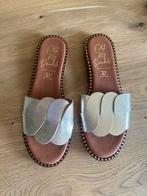 OH MY SANDALS Slippers goud leer - Nieuw - 39, Overige kleuren, Oh my sandals, Nieuw, Ophalen