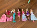 5 Barbies met accessoires, Kinderen en Baby's, Speelgoed | Poppen, Ophalen of Verzenden, Zo goed als nieuw, Barbie