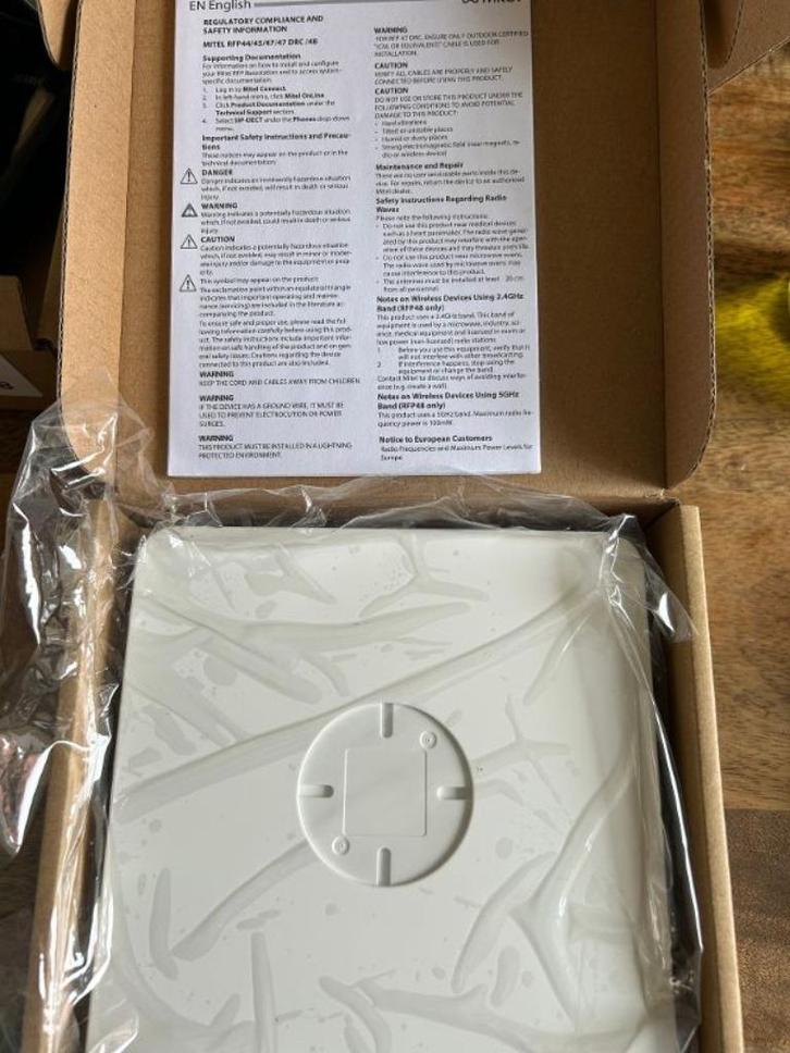 ➡️ NIEUW Mitel RFP48 WLAN Dect SIP Base RFP 48 50006976, Telecommunicatie, Vaste telefoons | Handsets en Draadloos, Nieuw, 4 handsets of meer