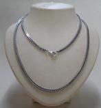 Zilveren stevige rattenstaart ketting nr.947, Sieraden, Tassen en Uiterlijk, Verzenden, Zo goed als nieuw, Zilver, Zilver