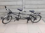 Tandem 26 inch frame 54 en 42cm 24 versnelling slot en licht, Fietsen en Brommers, Fietsen | Tandems, TREK, Vering, Zo goed als nieuw