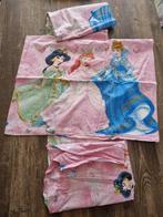 Prinsessen dekbedovertrek + kussensloop voor 1 persoon, Gebruikt, Dekbedovertrek, Ophalen of Verzenden, Roze