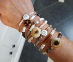 All Over Shell Armbanden. Schelpen Armbanden 🐚🐚🐚, Verzenden, Nieuw, Elastiek, Overige kleuren
