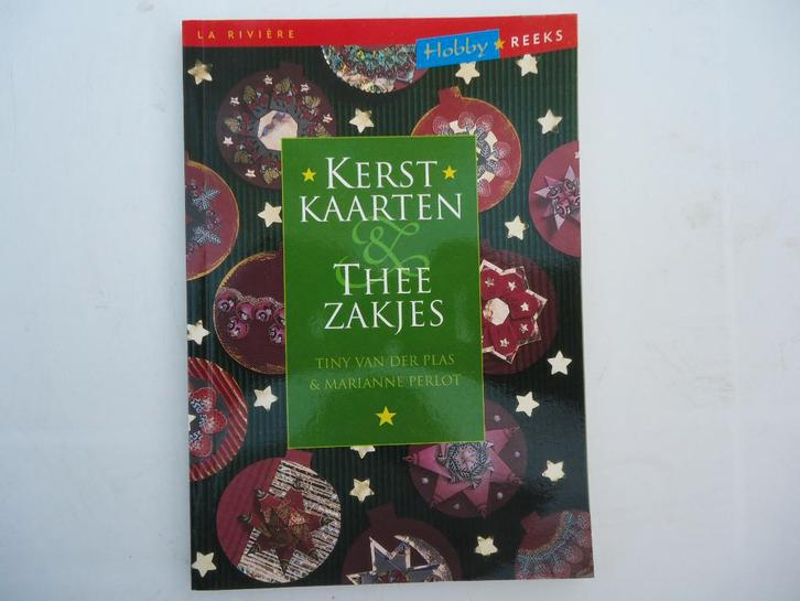Knutselboek. Kerstkaarten maken met theezakjes Tiny v.d Plas, Boeken, Hobby en Vrije tijd, Zo goed als nieuw, Scrapbooking en Knutselen