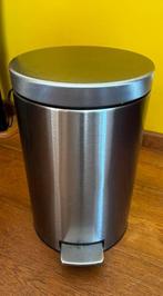 Brabantia RVS Prullenbak - Pedaalemmer, Ophalen, Met pedaal, 50 tot 75 cm, Zo goed als nieuw
