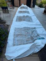 Twee Sediamo partytent zijwanden van 8x2 meter met ramen, Tuin en Terras, Partytenten, Opvouwbaar, Partytent, Minder dan 4 meter