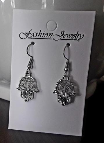 Oorbellen hamsa, hand van fatima, oog van fatima  beschikbaar voor biedingen