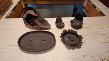 Lot handgemaakte bonsai schalen  beschikbaar voor biedingen