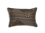 Luxe sierkussen | black / gold stripes | Diga Colmore, Huis en Inrichting, Woonaccessoires | Kussens, Nieuw, Rechthoekig, Ophalen of Verzenden