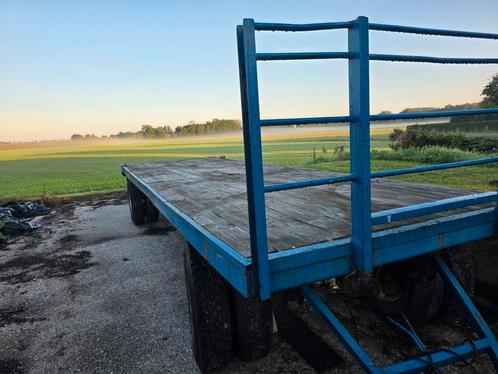 2x landbouwwagen, platte wagen, hooiwagen, balenwagen, Zakelijke goederen, Agrarisch | Werktuigen, Transport, Ophalen of Verzenden