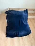 Fatboy velvet gestoffeerd, Huis en Inrichting, Zitzakken, Ophalen, Zo goed als nieuw, Blauw, Zitzak