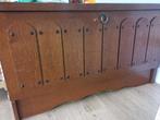 Antieke dekenkist met klep lade, Ophalen, Gebruikt, 100 tot 150 cm