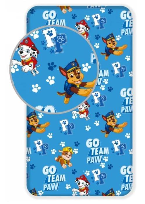 Paw Patrol Hoeslaken 90x200 cm - Blauw, Kinderen en Baby's, Kinderkamer | Beddengoed, Nieuw, Hoeslaken of Sloop, Blauw, Jongetje
