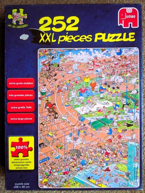 Jan van Haasteren XXL-puzzel (nr. 17218): Sportdag [ 252st ], Hobby en Vrije tijd, Denksport en Puzzels, Gebruikt, Legpuzzel, Minder dan 500 stukjes