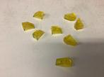 Lego dakpan 2x1 transparant geel, Ophalen of Verzenden, Gebruikt, Losse stenen, Lego