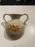 Vintage Keramische Vaas met Vogels, Antiek en Kunst, Ophalen of Verzenden