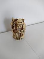 Vintage Oosterse Figuur / Netsuke - Wijze Man, Antiek en Kunst, Kunst | Niet-Westerse kunst, Ophalen of Verzenden