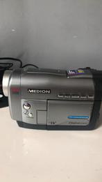 Medion type:MD9035n met lader tapes en extra batterij, Audio, Tv en Foto, Videocamera's Digitaal, Overige merken, Camera, Minder dan 8x