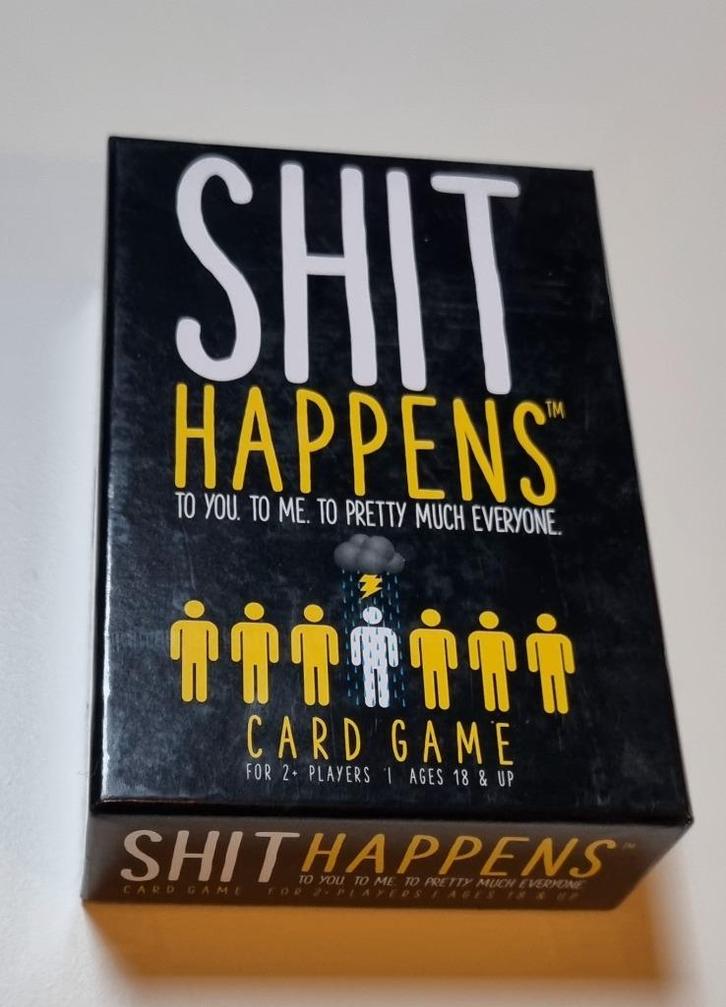 Shit Happens Kaartspel – Nieuw en Ongeopend, Hobby en Vrije tijd, Gezelschapsspellen | Kaartspellen, Nieuw, Ophalen