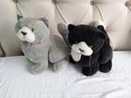 Twee pluche katten knuffel, Ophalen of Verzenden, Zo goed als nieuw, Overige typen