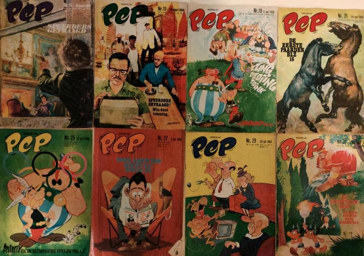 Weekbladen pep uit 1965-66-67-68-69-70-71 €1.50 per stuk, Boeken, Tijdschriften en Kranten, Gelezen, Overige typen, Ophalen of Verzenden