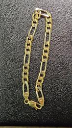 18krt massief gouden heren armband, Ophalen of Verzenden, Zo goed als nieuw, Goud, Goud
