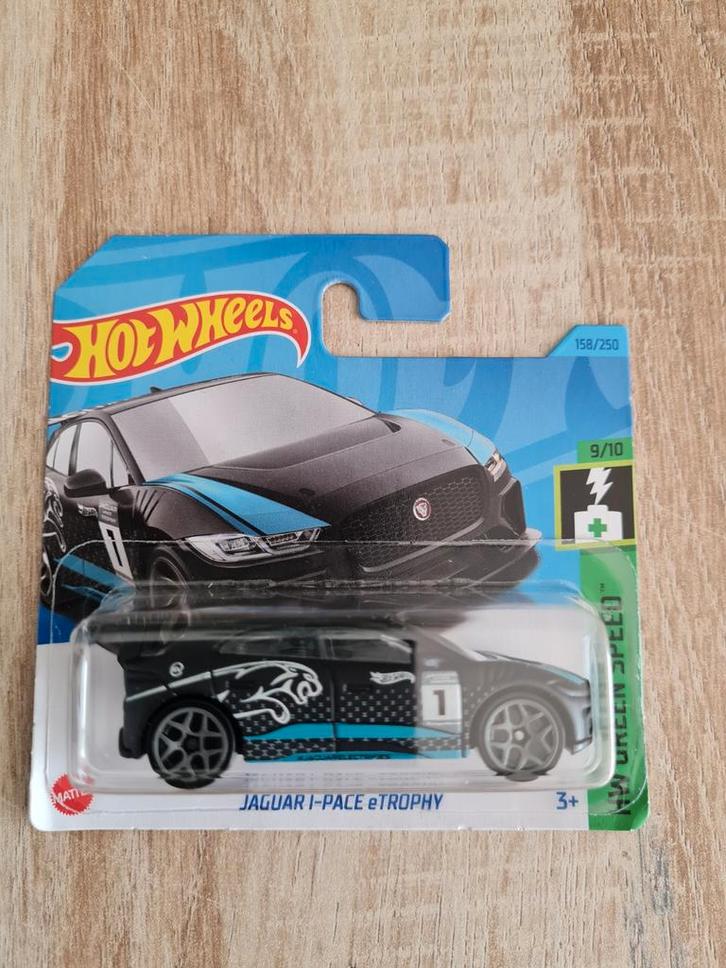 Jaguar I - Pace e Trophy 1:64 ( Hotwheels), Hobby en Vrije tijd, Modelauto's | Overige schalen, Nieuw, Auto, Ophalen of Verzenden