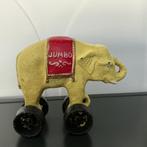 Vintage spaarpot " Circus oliefant op wielen, Antiek en Kunst, Curiosa en Brocante, Ophalen of Verzenden