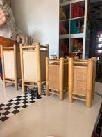 Vintage jaren 80 Tarogo bamboelampen, Ophalen of Verzenden, Zo goed als nieuw, Minder dan 50 cm