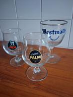 Bierglazen palm en westmalle, Ophalen, Zo goed als nieuw, Glas of Glazen, Overige merken