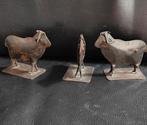 Drie Metalen Os/Rund/Buffel Beelden, Ophalen of Verzenden