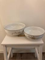 2 Versierde Kommen - Verschillende Maten, Overige materialen, Schaal, Rond, Ophalen of Verzenden