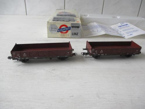 Liliput Bakwagen set Linz met Metall Fahrwerk, Hobby en Vrije tijd, Modeltreinen | H0, Nieuw, Wagon, Gelijkstroom, Liliput, Ophalen