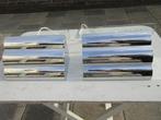Vintage chrome  wand bedlampjes, Ophalen of Verzenden, Gebruikt, Metaal