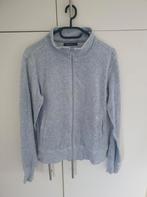 HEMA VEST MT M VELOURSACHTIG, Maat 38/40 (M), Ophalen of Verzenden, Grijs, Gedragen