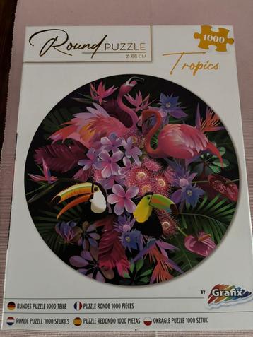 3 Nieuwe ronde puzzels 1000 stukjes beschikbaar voor biedingen