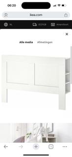 Ikea hemnes hoofdbord, Ophalen, Wit, Hout, Nieuw