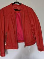 Leer jasje, Kleding | Dames, Ophalen of Verzenden, Zo goed als nieuw, Maat 42/44 (L), Zwart