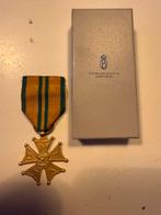 Vierdaagsekruisje NBVLO + Doosje, Verzamelen, Militaria | Algemeen, Ophalen of Verzenden, Overige soorten, Nederland, Lintje, Medaille of Wings