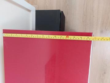 Tv meubel rood hoogglans ikea besta - afbeelding 6