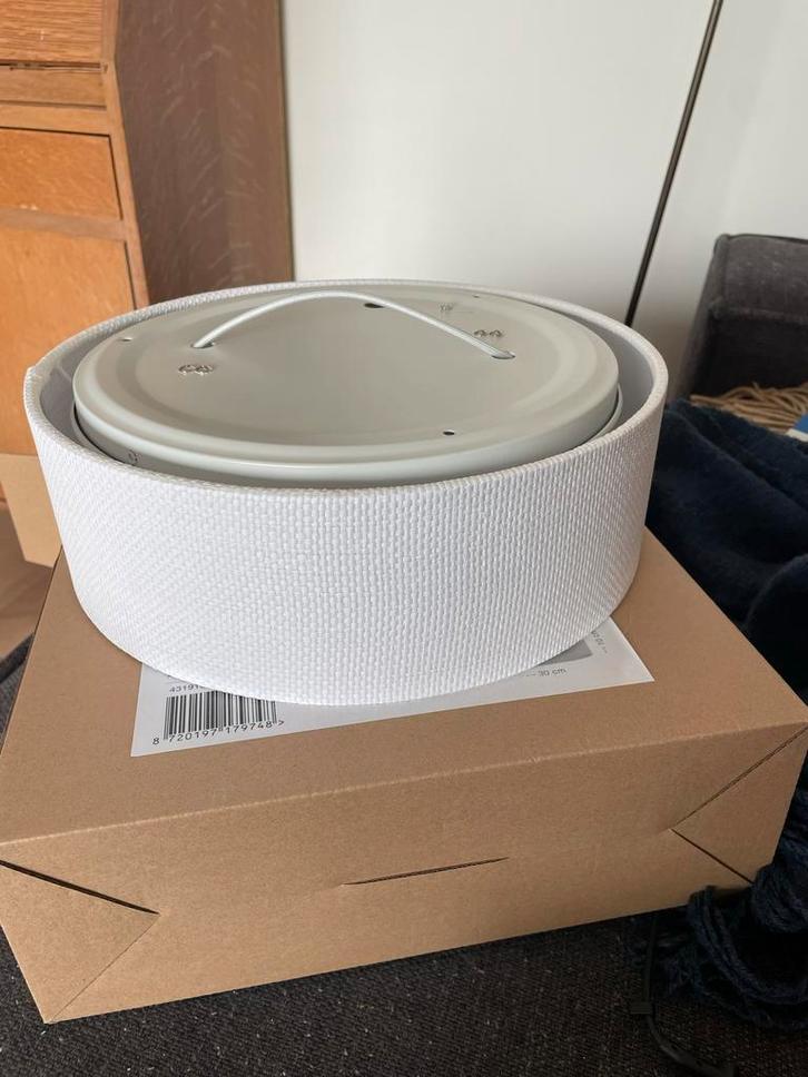 Hanglamp miranda wit (kwantum) - Nieuw in doos!, Huis en Inrichting, Lampen | Plafondlampen, Nieuw, Stof, Ophalen