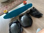 Penny board with knee-guards, Ophalen of Verzenden, Gebruikt, Skateboard
